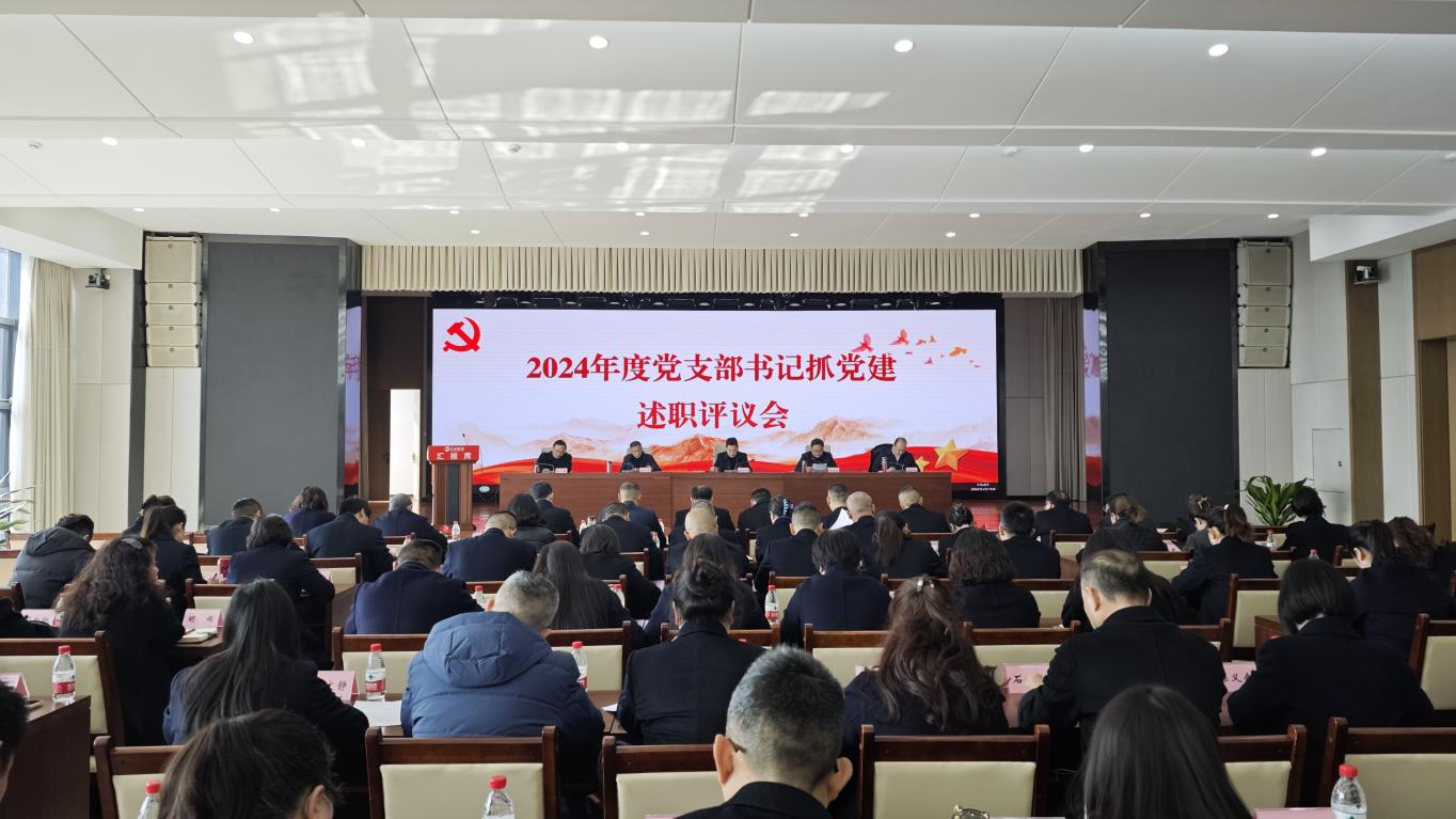 述职评议验成绩，凝心聚力建新功 | 公司党委召开2024年度党支部书记抓党建述职评议会议